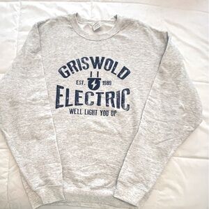 Gray Men's Sweatshirt “Griswold Electric”. Size M. NWOT